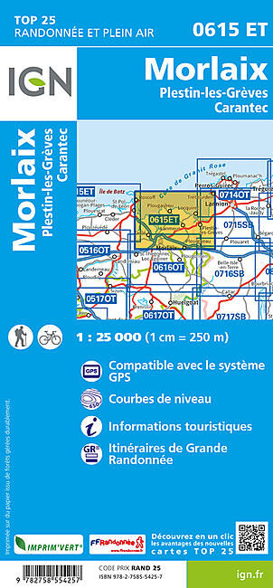 IGN - TOP 25 0615ET MORLAIX IGN