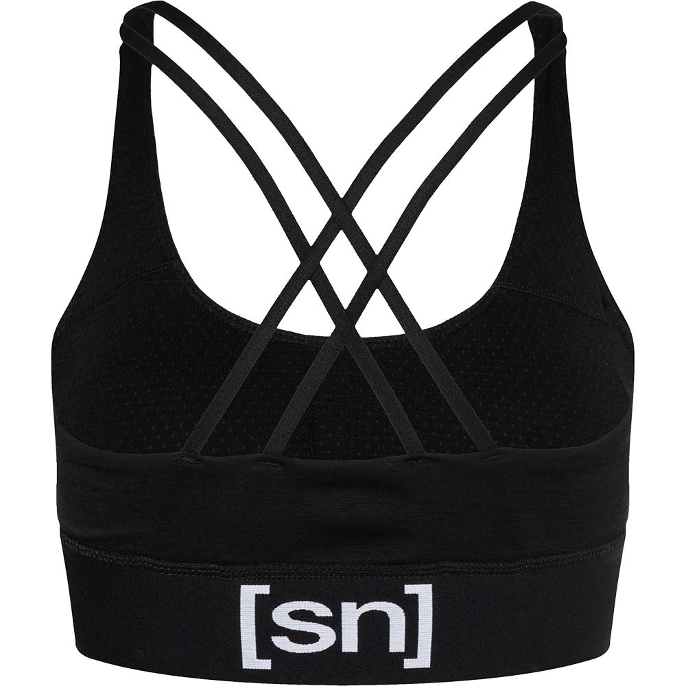 super.natural Super Top Sport BH Damen jet black