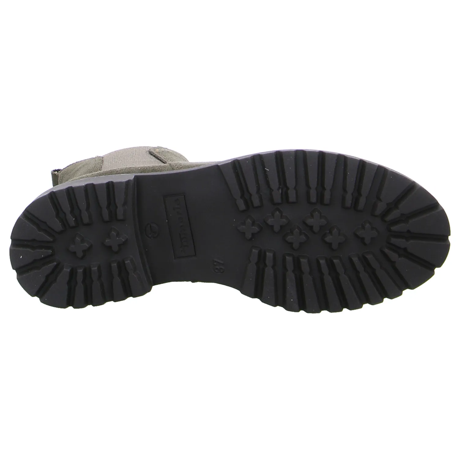 TAMARIS Boot Olive Leder