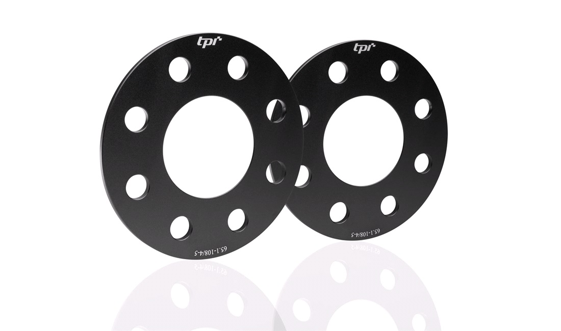 Wheel spacersæt 2x5 mm 4x108 Ø65,1
