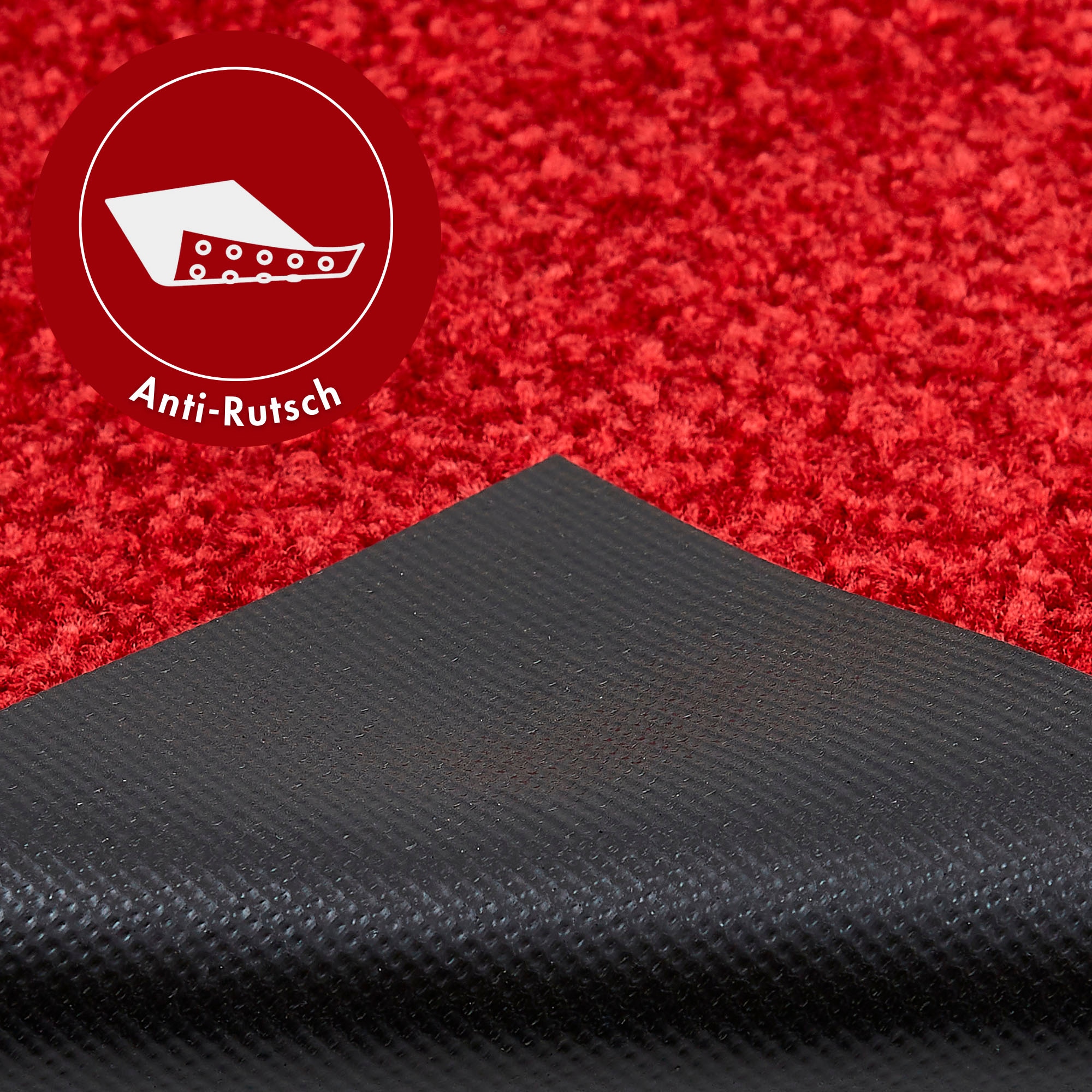 my home Fussmatte »Fresh Step, Made in Belgium« rechteckig 9 mm Höhe für den Eingangsbereich, Uni-Farben, rutschhemmend, robust, waschbar