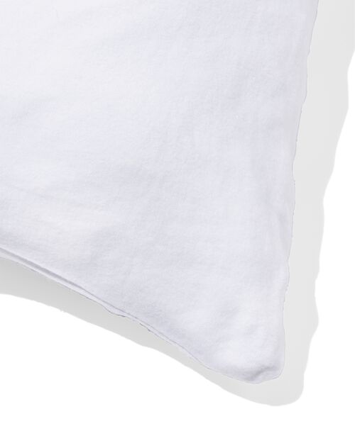 taie d’oreiller molleton avec stretch blanc