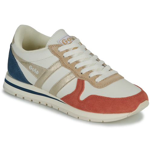 Gola - DAYTONA QUADRANT - Blanc / Doré / Bleu