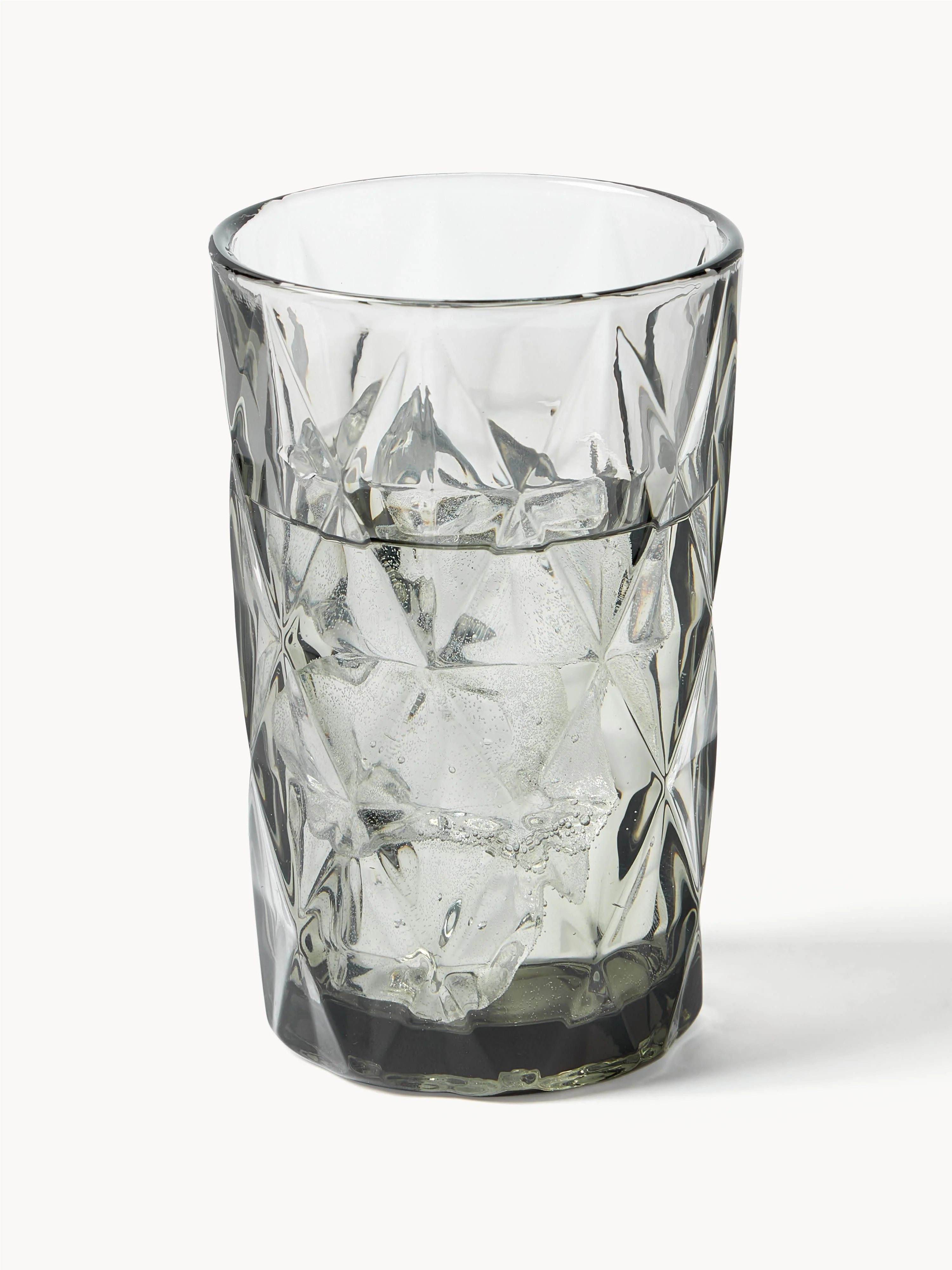 Highballglazen Colorado met textuurpatroon, 4-delig