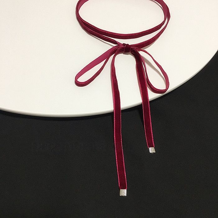 Soledad - Strik fluwelen choker
