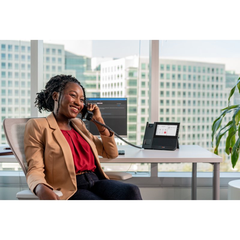 HP Poly Téléphone multimédia professionnel Poly CCX 600 pour Microsoft Teams et compatible PoE