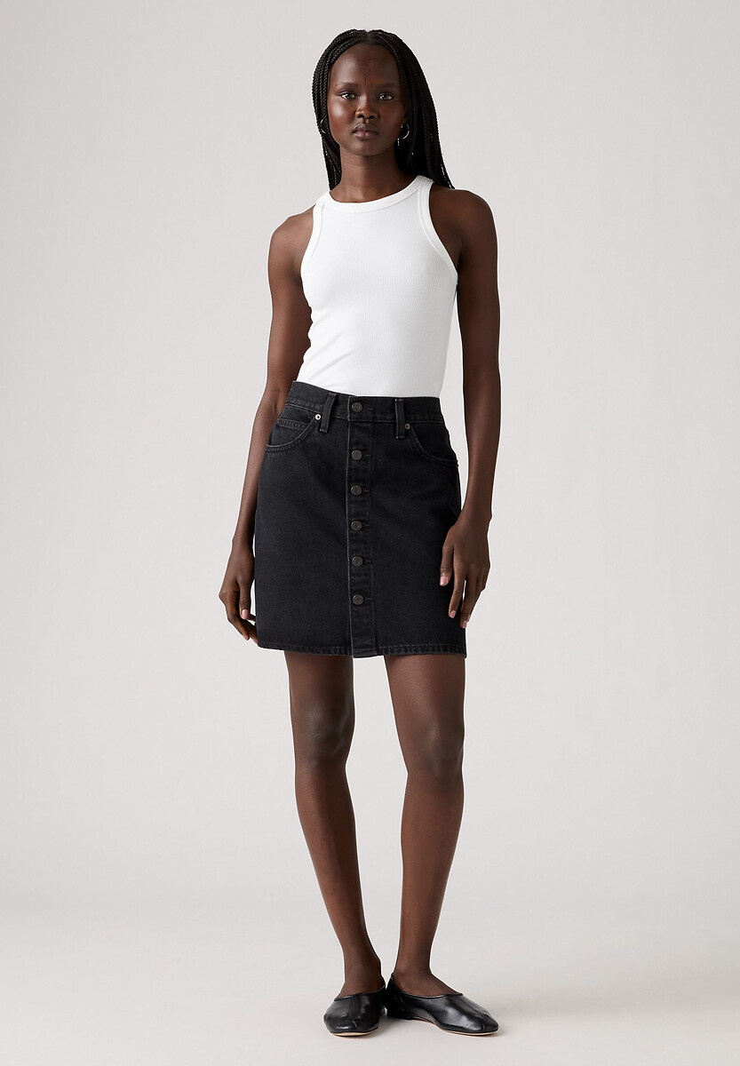 Saia retrô da Levi's com botões.