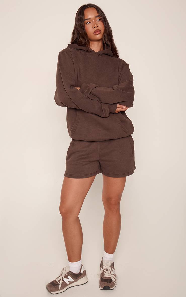 Espresso Short De Jogging En Molleton De Coton