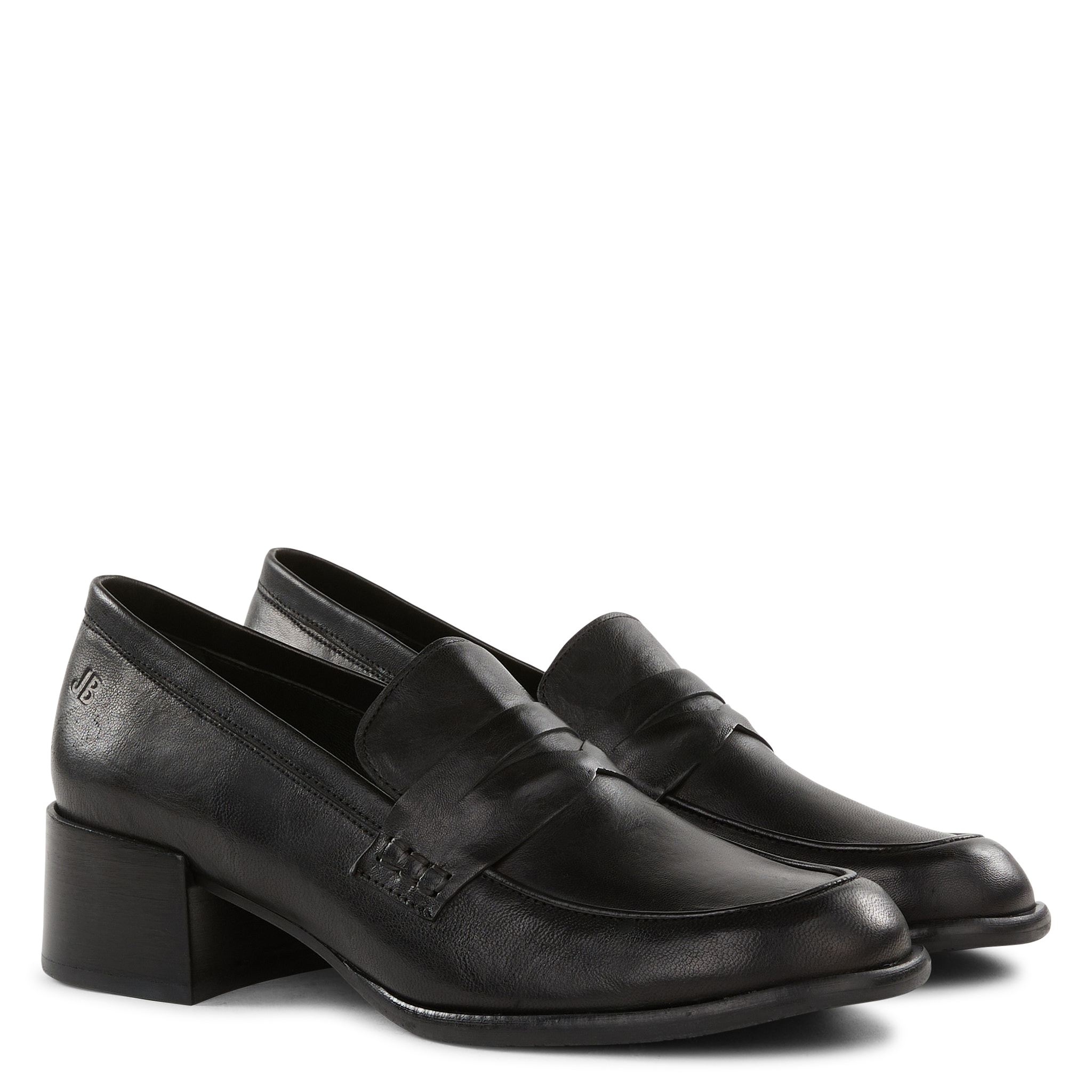LOLIE - Mocassins en cuir | Noir