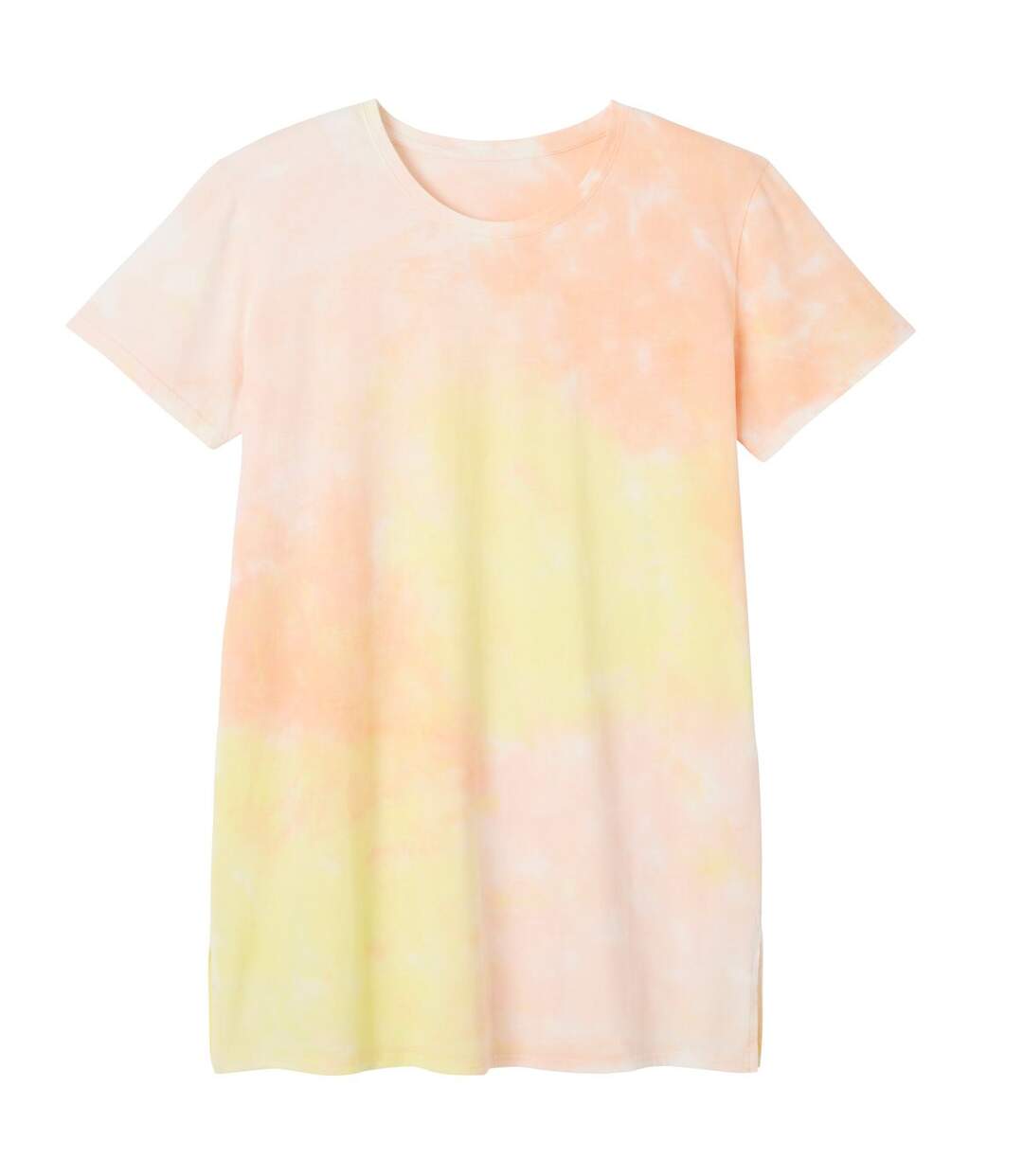 Big tee en coton bio imprimé tie & dye Woodstock