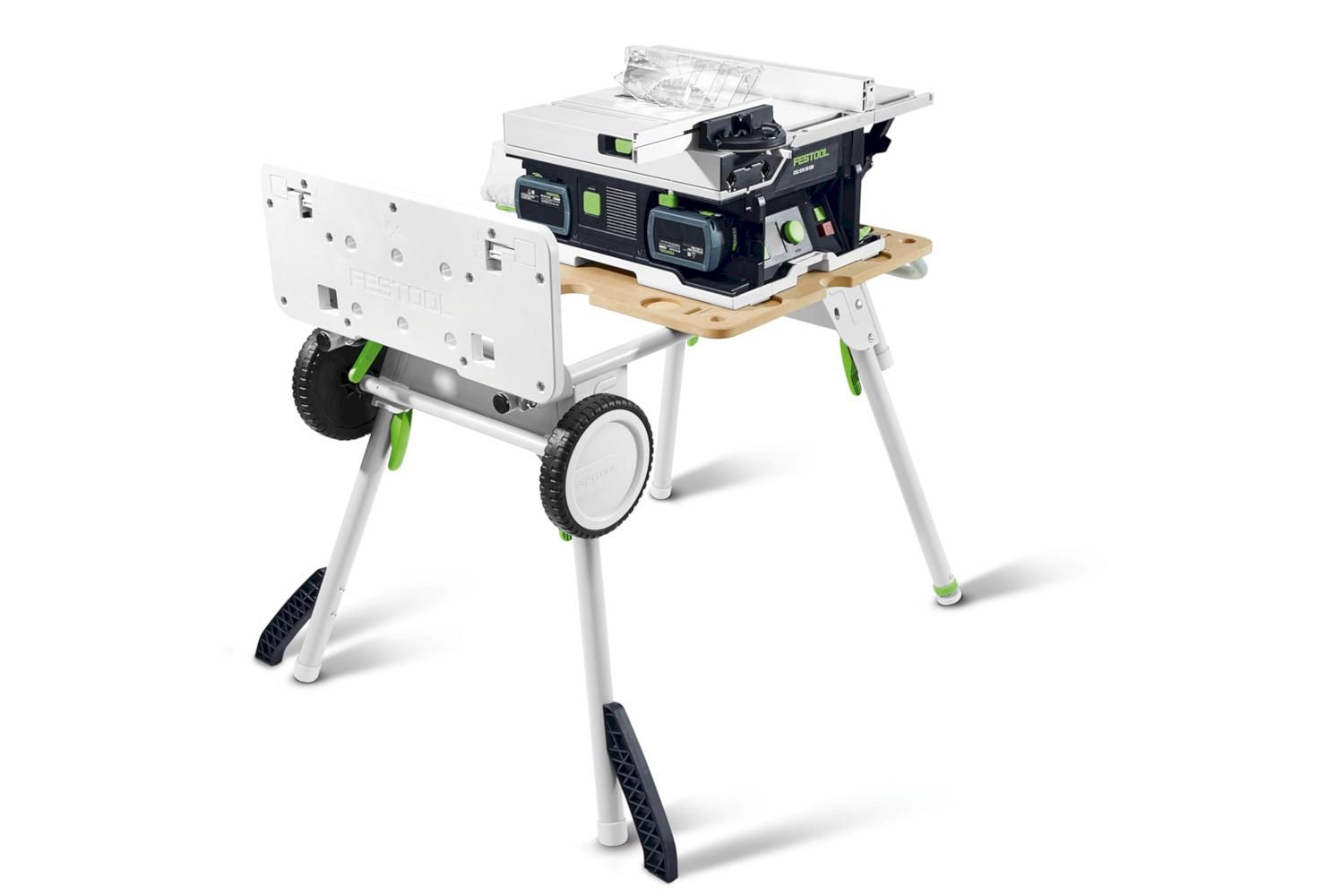 Festool CSC SYS 50 EBI-Set Accu Tafelcirkelzaag 2x18V 5.0Ah met Onderstel - 577379