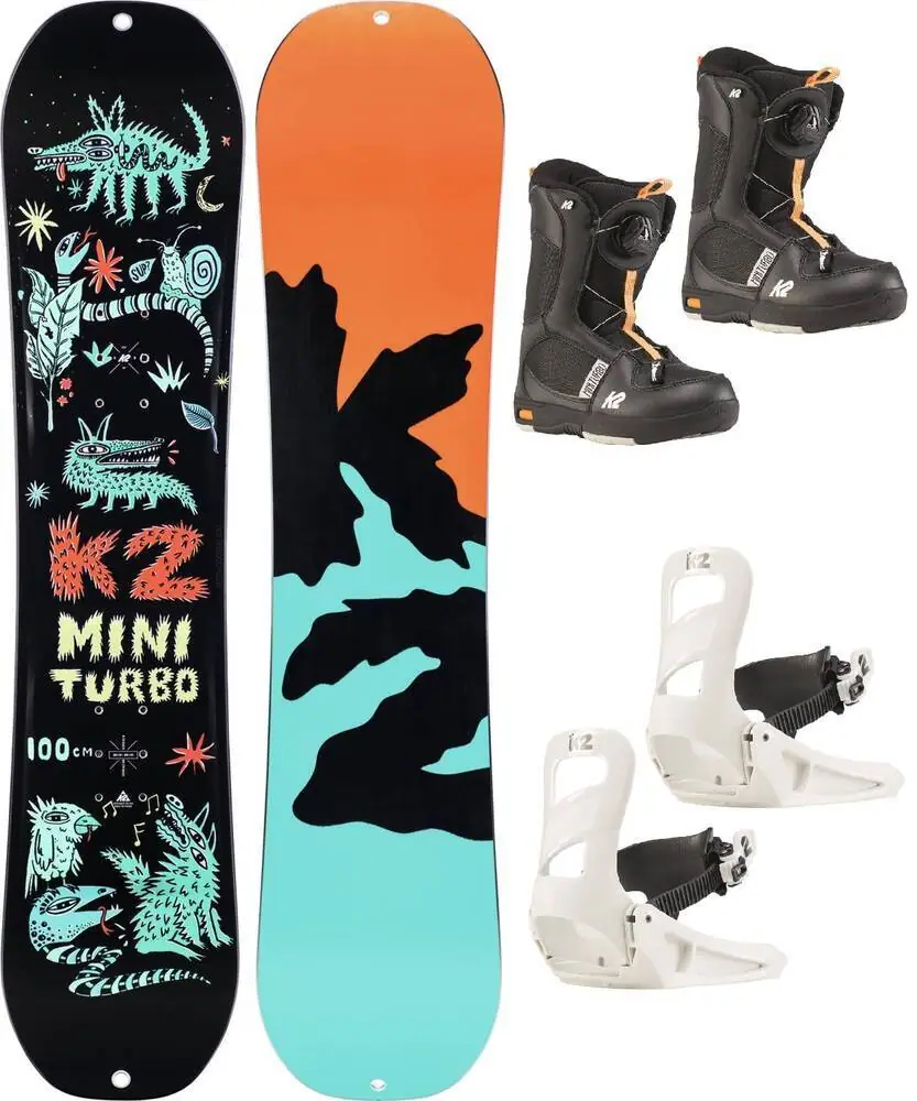K2 Mini Turbo Børne Snowboard Pakke - Boards Snowboards