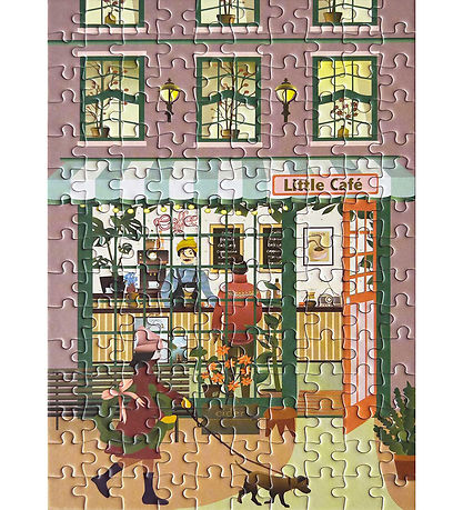 Vissevasse Puzzlespiel - 15x21 cm - 150 Teile - Kleines Café