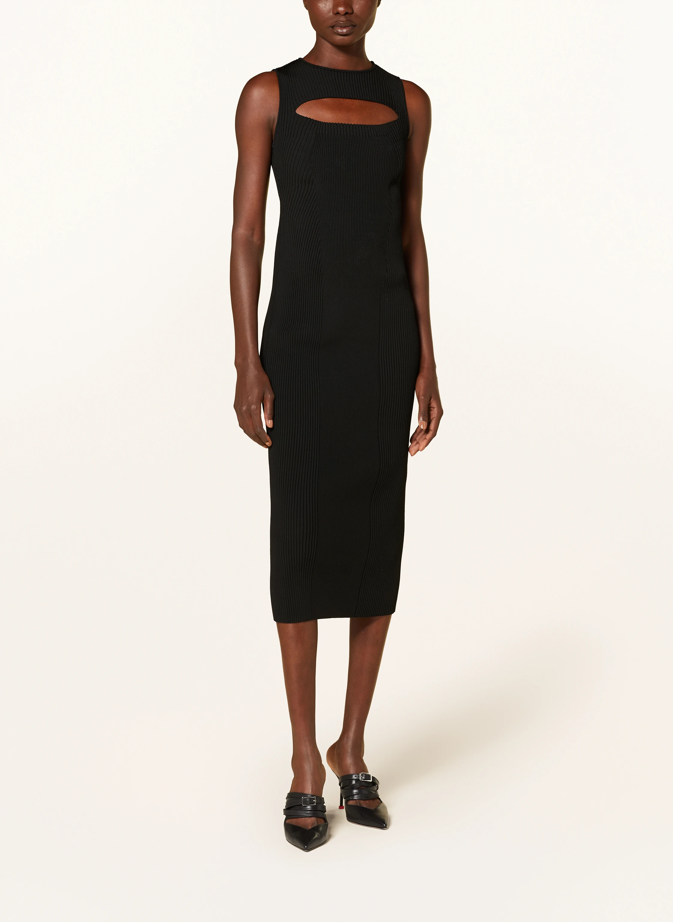Alexander McQUEEN Strickkleid mit Cut-out