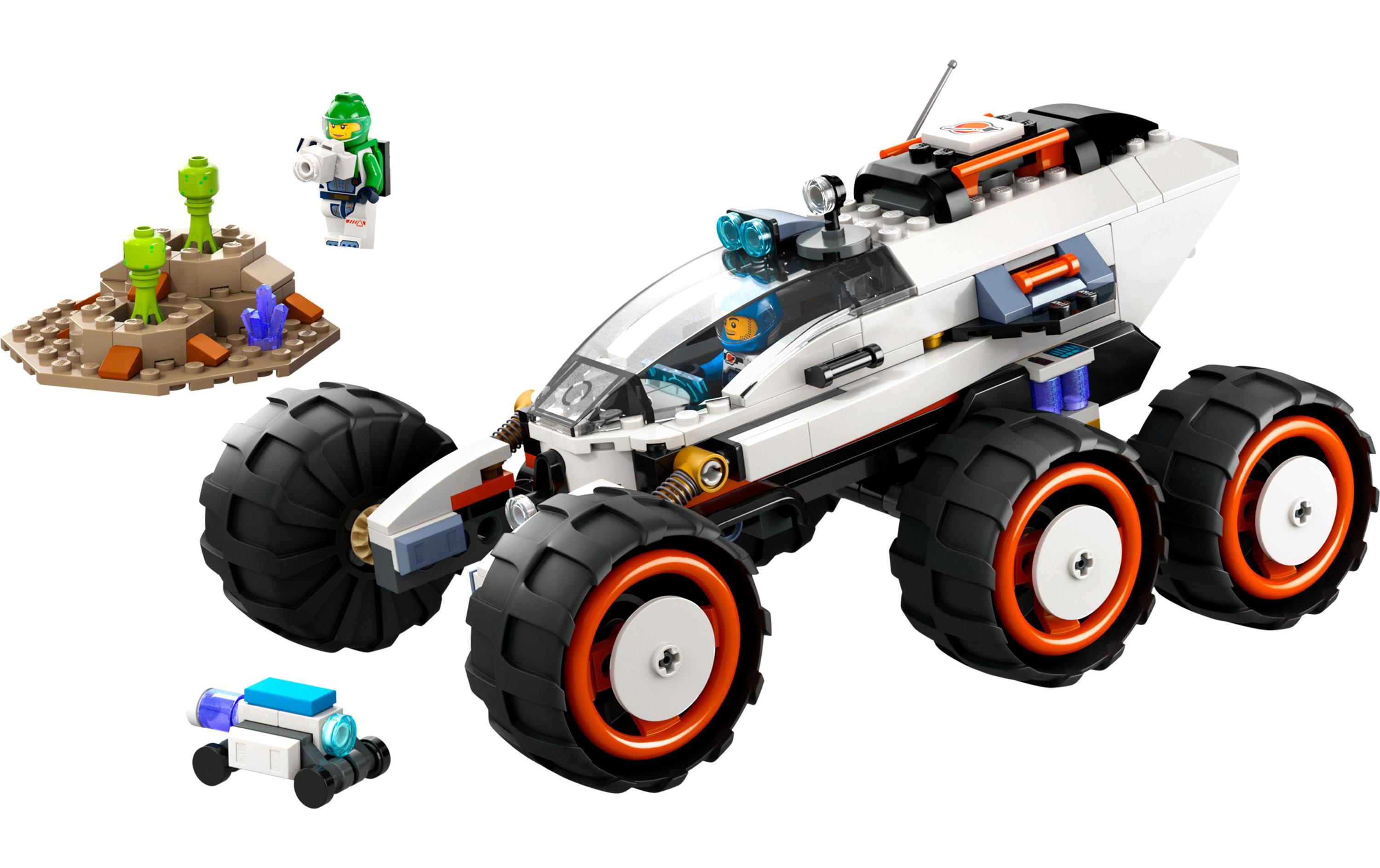 City Weltraum-Rover mit Ausserirdischen 60431Futuristisches Bau- und Spielset