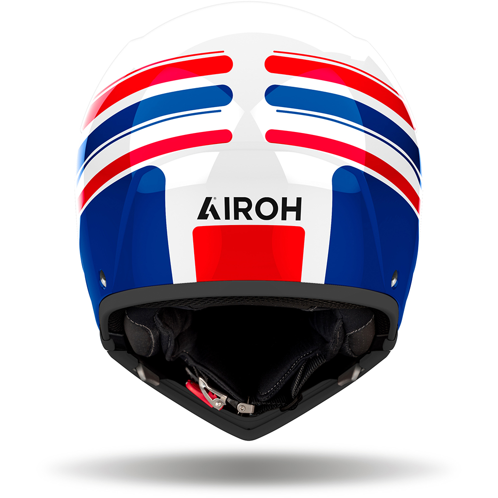Airoh - Casque J 110 Eon Blanc / Rouge / Bleu / Brillant