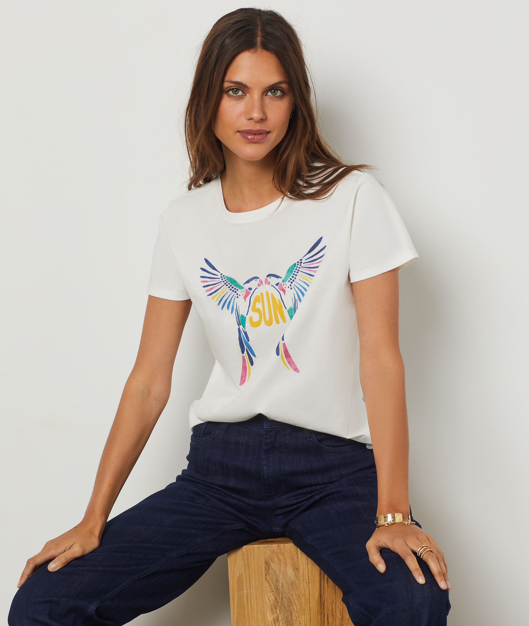 T-shirt manches courtes 100% coton