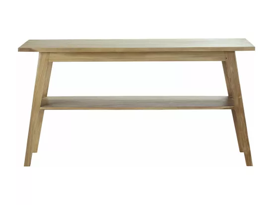Meuble de salle de bain en teck massif 150 cm