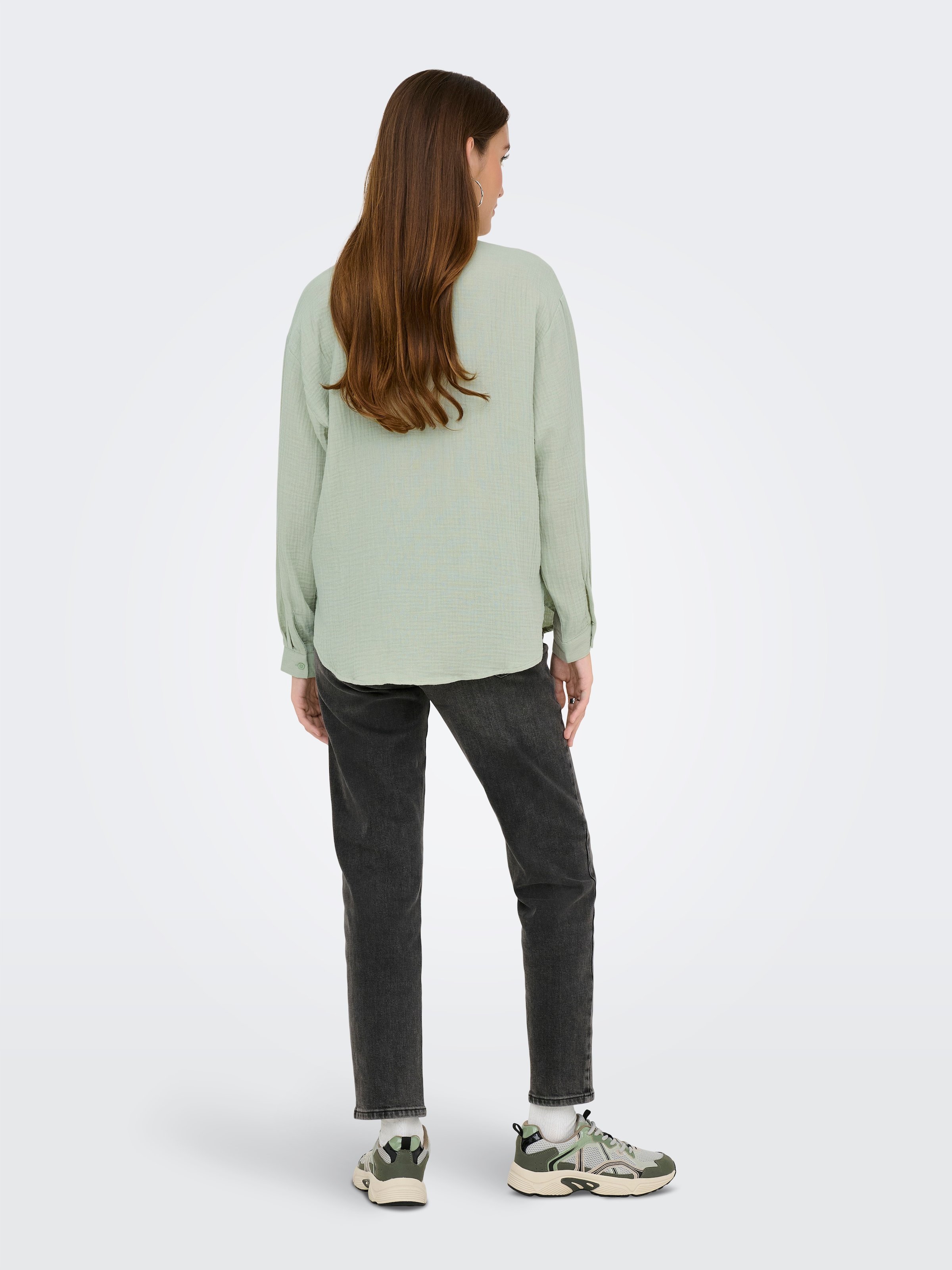 JDY Hemdbluse »JDYTHEIS LIFE L/S LOOSE SHIRT WVN NOOS«, aus Musselin