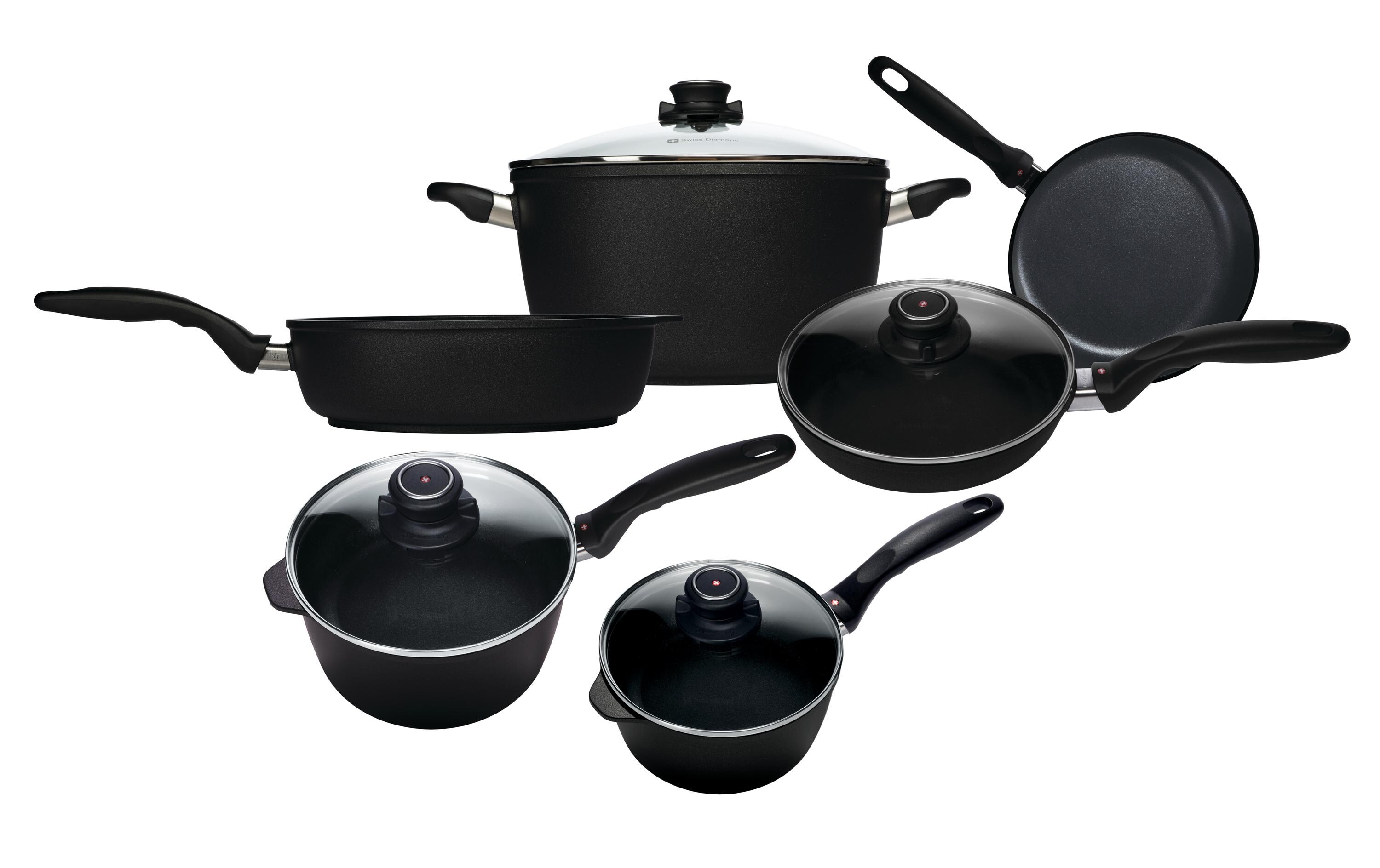 Kochgeschirr-Set XD 10-teilig 20 cm/24 cm/28 cm<br>Pfannen- und Kochtopf Set