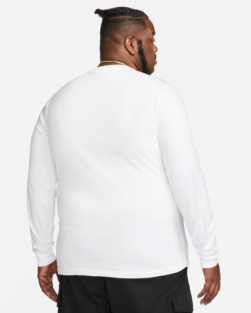 T-shirt manches longues Nike Sportswear Blanc pour homme