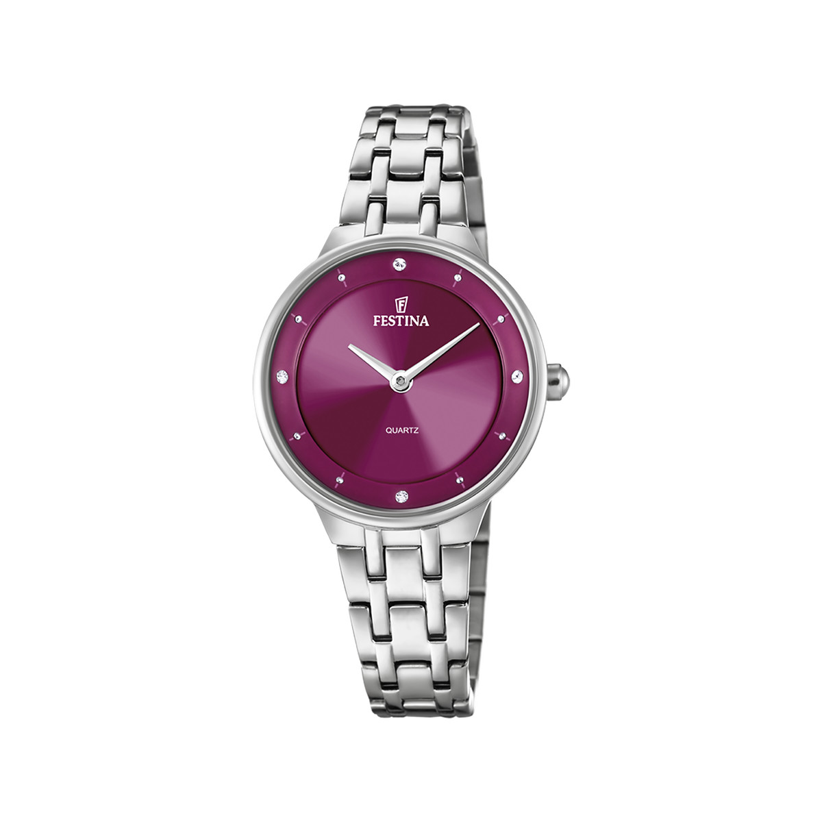 Montre Festina femme acier bracelet acier