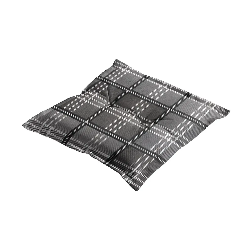 Madison - Zitkussen Patchy grey - Ca. 50x50 cm - Set van 4