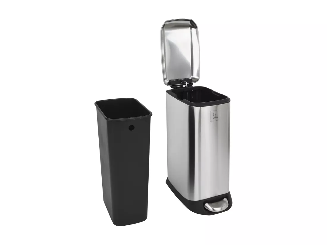 Poubelle à pédale 12l incl. seau intérieur