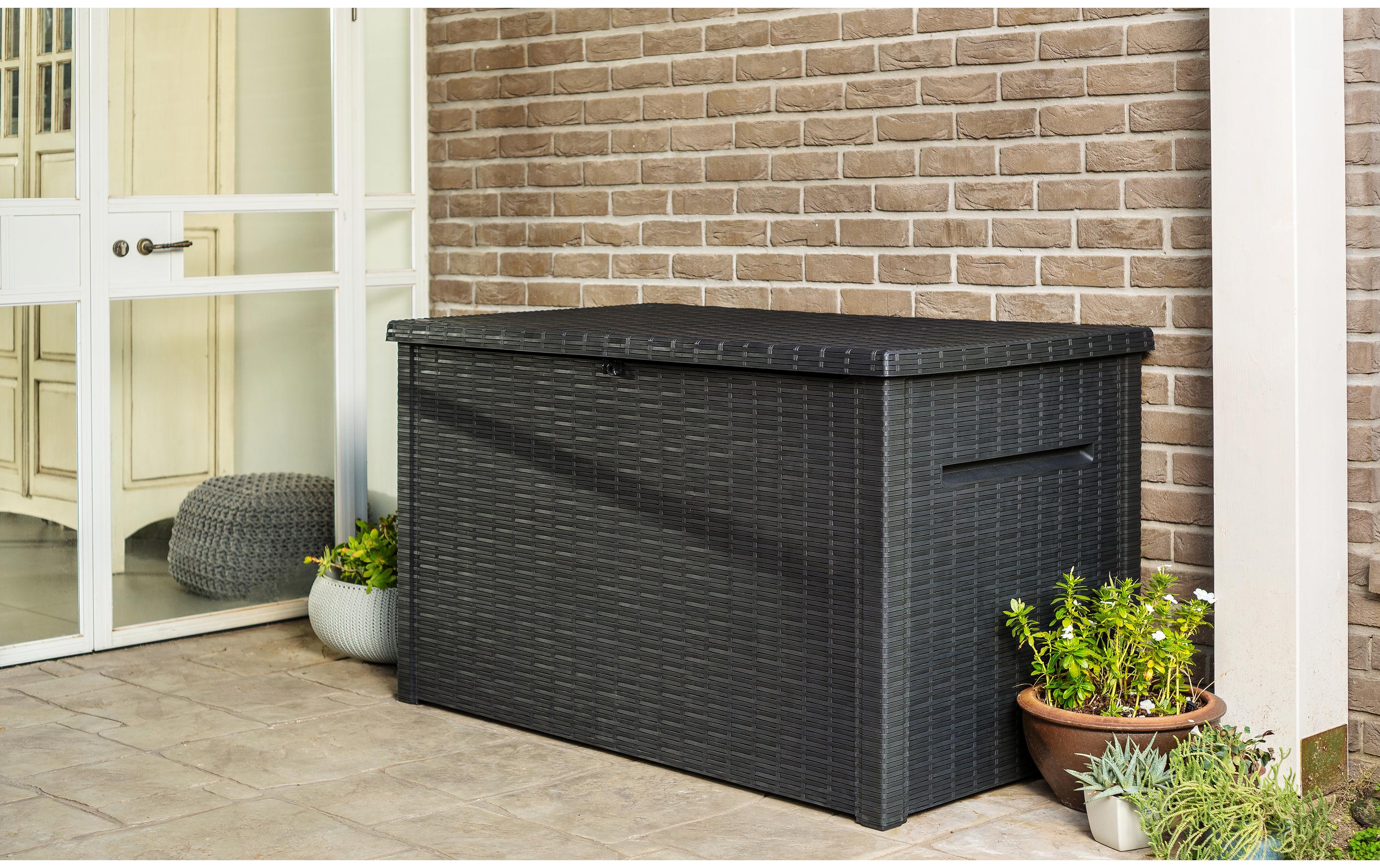 Gartenbox Java, Dunkelbraun<br>Outdoor-Aufbewahrungsbox 870 l
