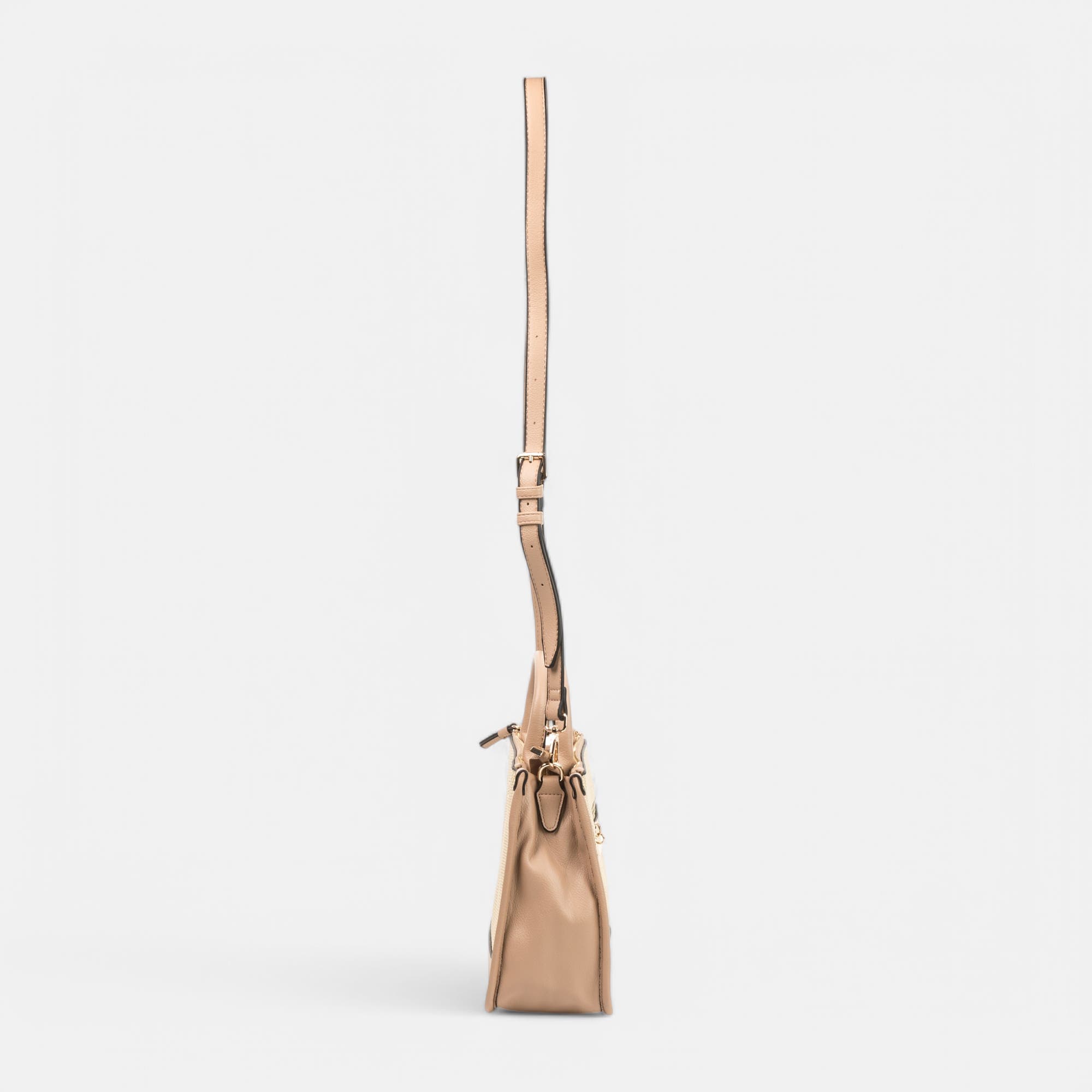 Sac à main beige