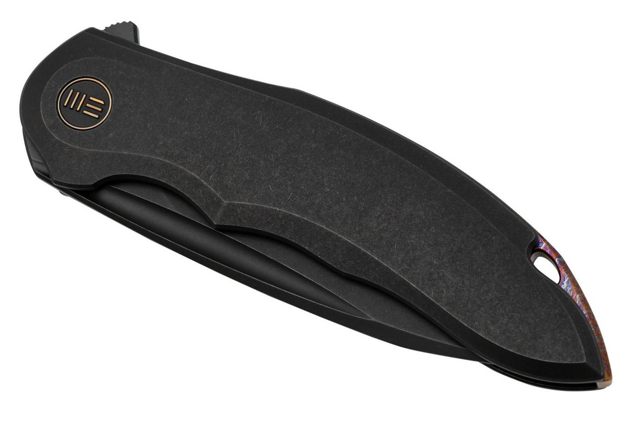 WE Knife Makani WE21048-1, Black Titanium, Black Stonewashed CPM 20CV zakmes