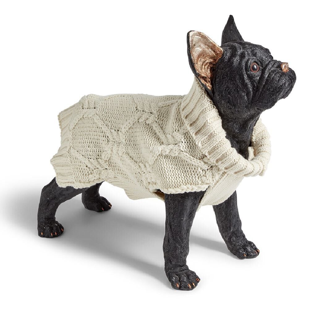 Pull pour chien maille uni - Taille M