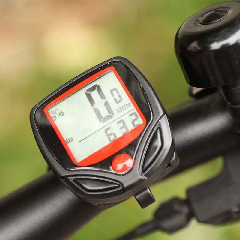 Fietscomputer - Zwart - LCD Digitale Display - Kilometerstand Snelheidsmeter