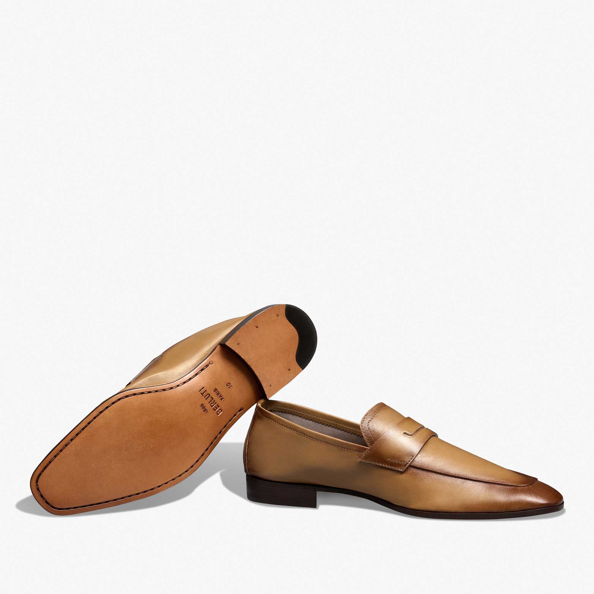 Mocassin Lorenzo En Cuir De Kangourou Scritto