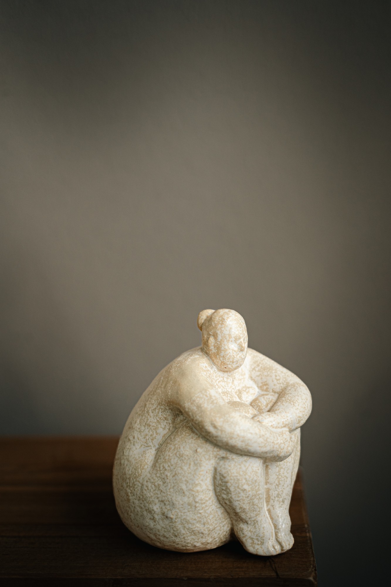 Keramik-Figur 'Ruby', beige, H 15 cm, B 12 cm, L 12,5 cm von fischer's lagerhaus