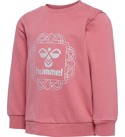 Hummel Sweatshirt - hmlLime - Dusty Rose m. Silber