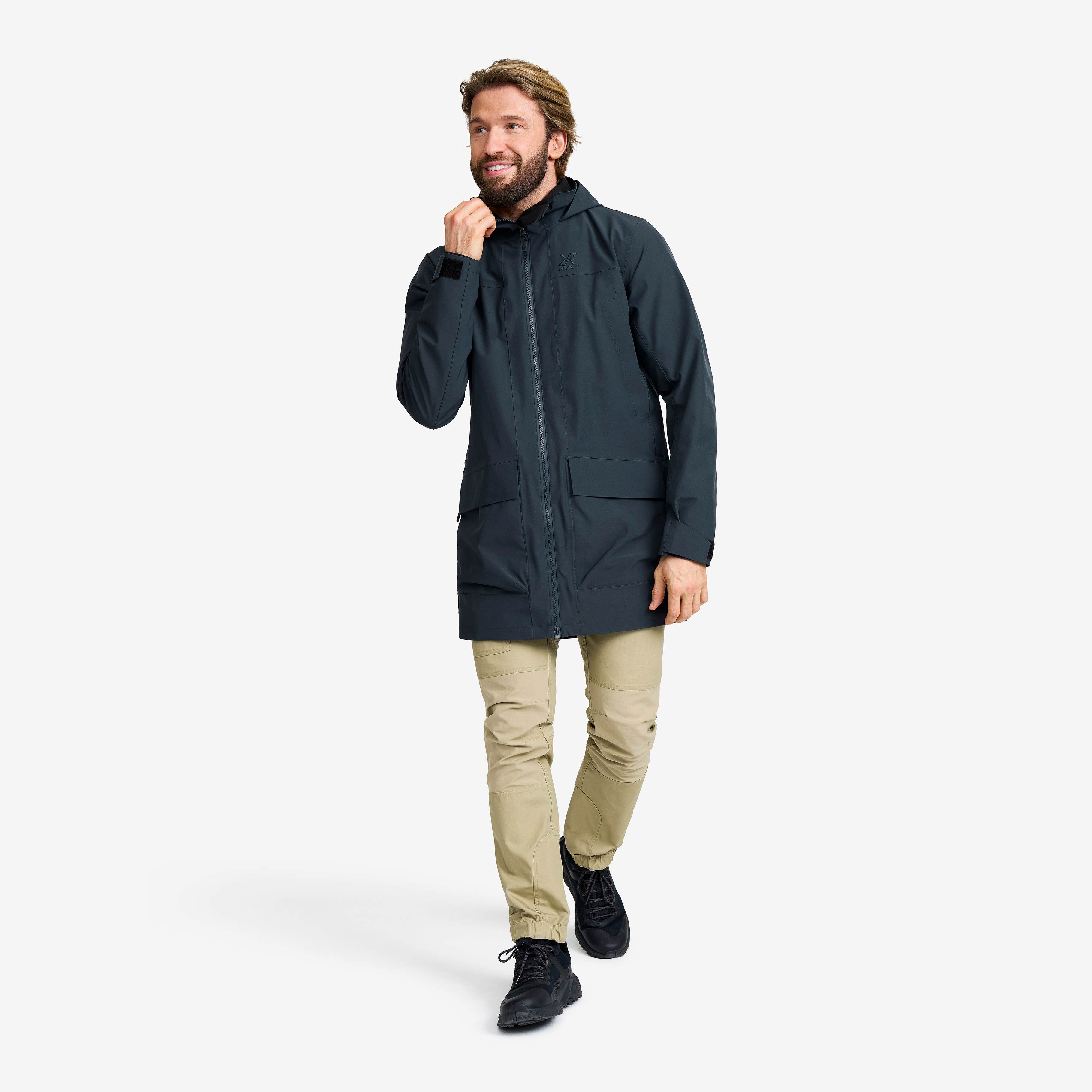 Nevis 2L Parka Herre Blueberry