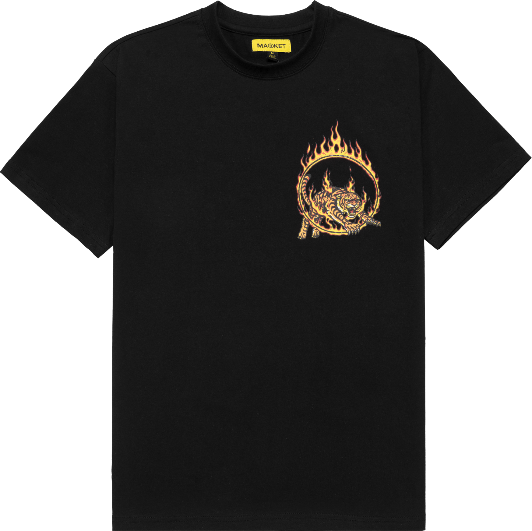 Market Man Eater T-Shirt Schwarz