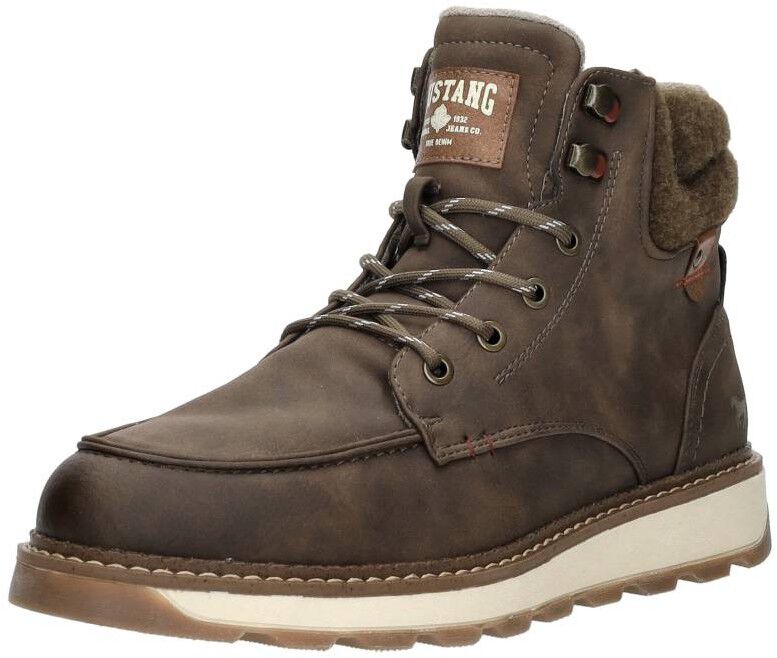 Mustang Veterschoenen Hoog donkerbruin