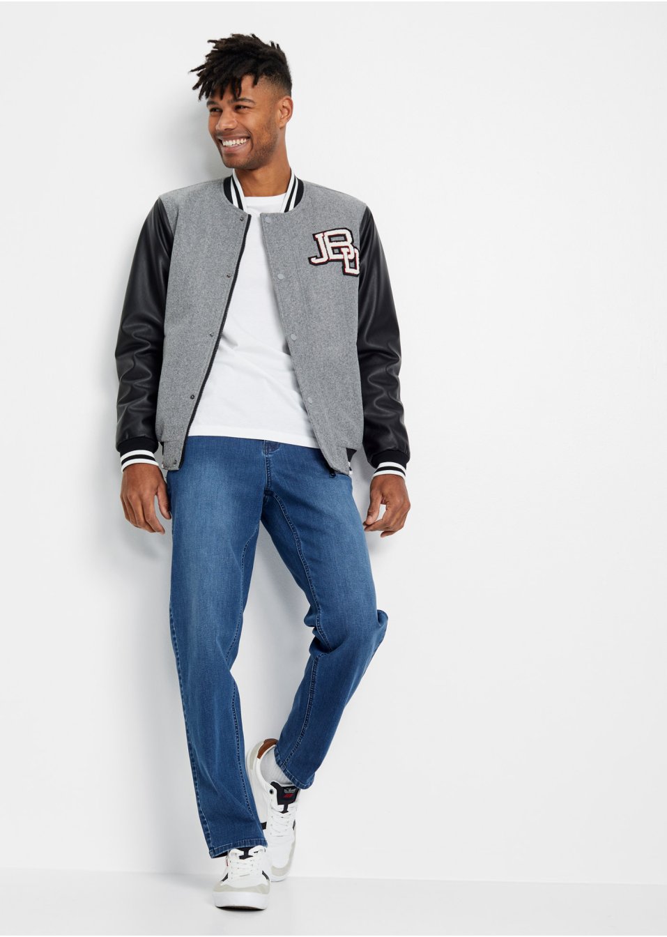 Jean Classic Fit en power stretch T400 confort pour le ventre, Tapered