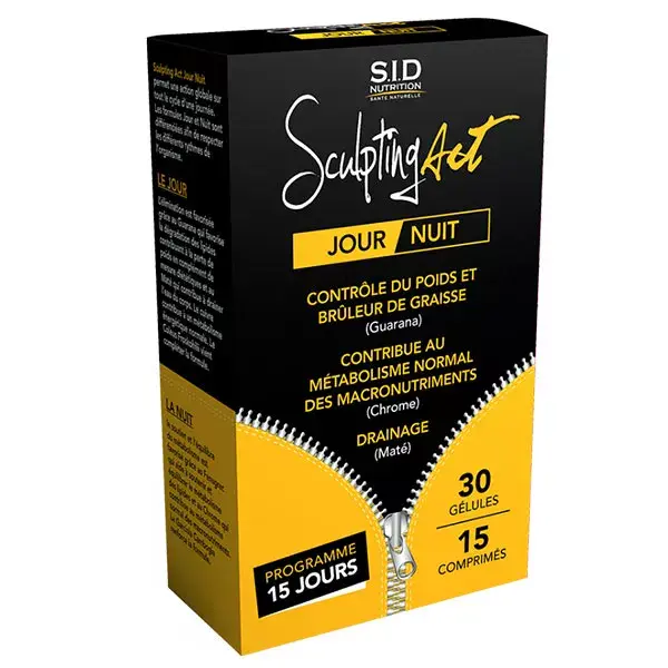 SID Nutrition Sculpting Act Dia - Noite 30 cápsulas e 15 comprimidos