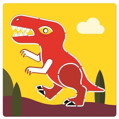 Djeco tekensjablonen dino's DJ08863