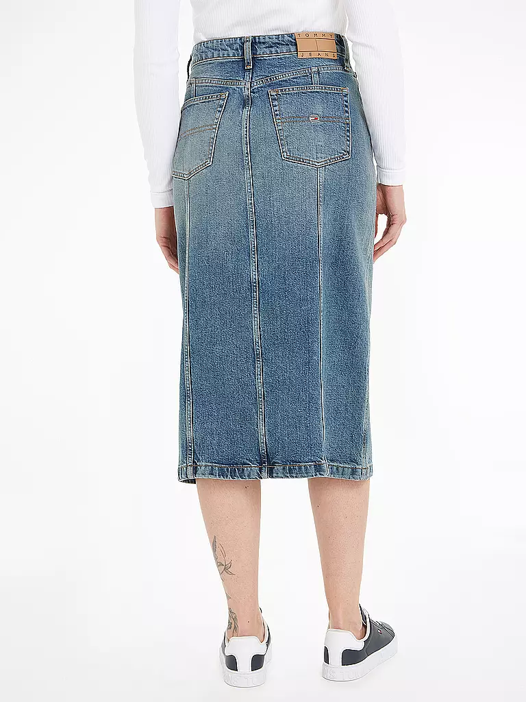 TOMMY JEANS Jeansrock blau