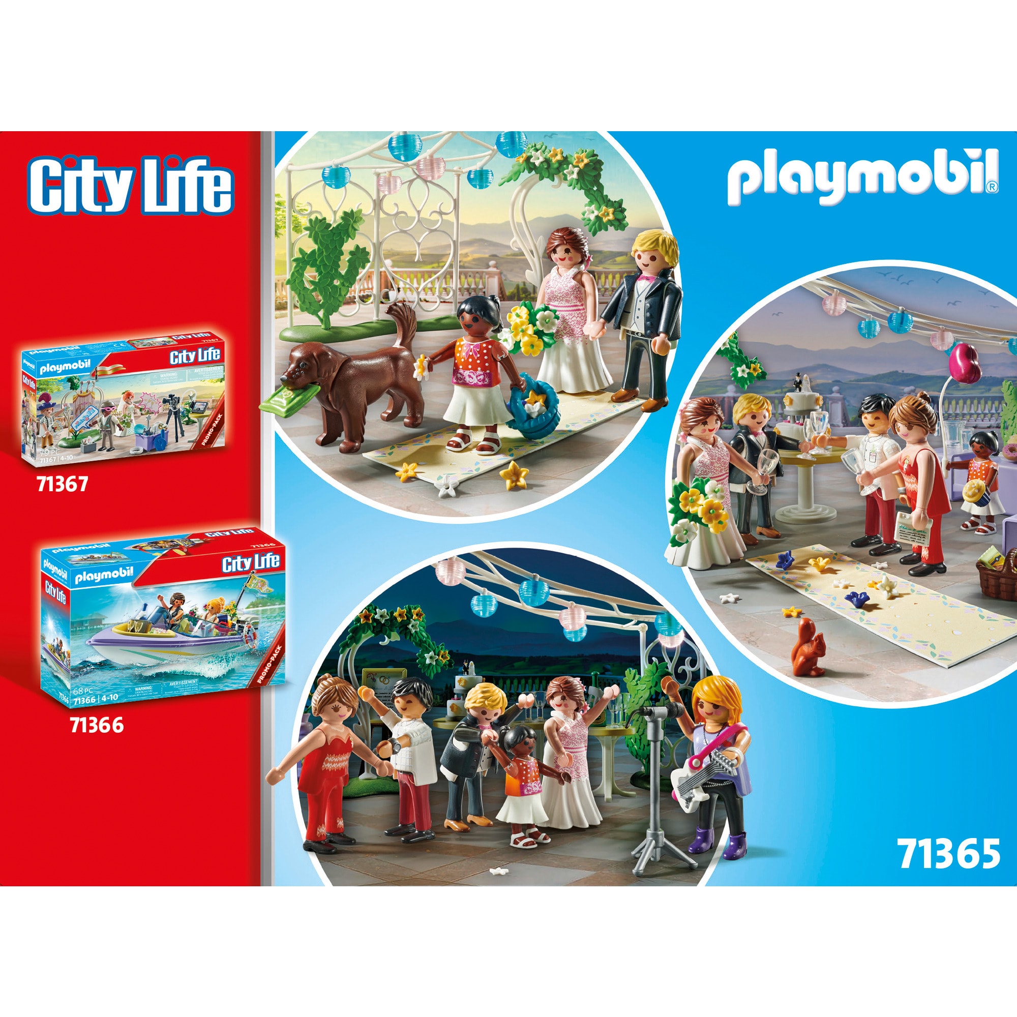 PLAYMOBIL Konstruktionsspielzeug City Life Hochzeitsfeier