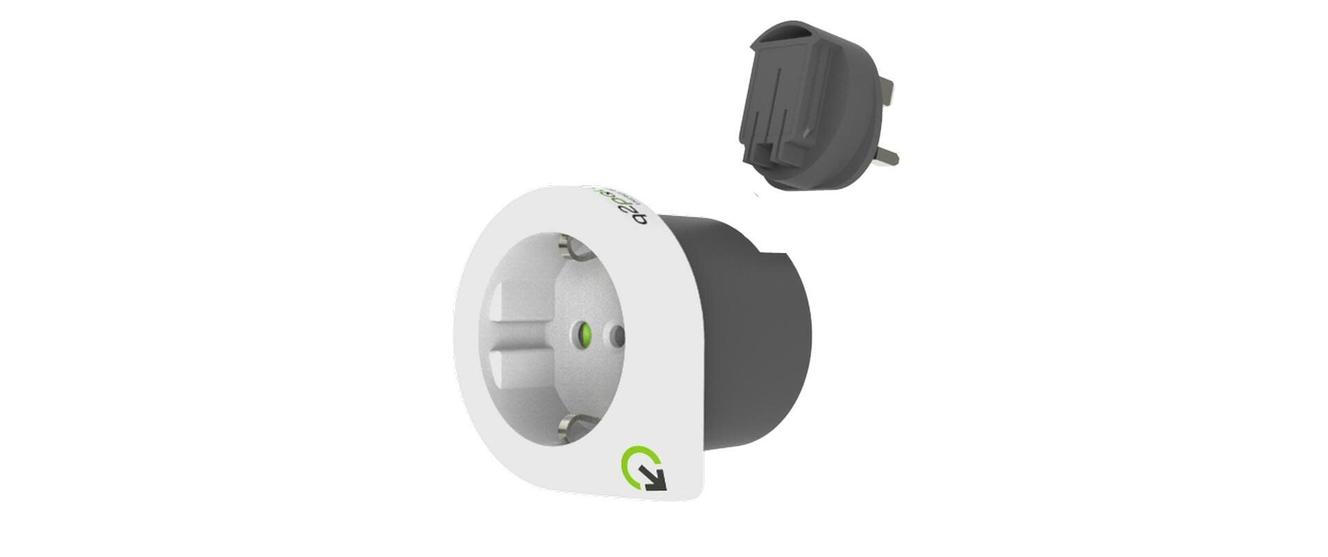 Reiseadapter EuropeReiseadapter mit Europa-Steckdose und Welt-Stecker