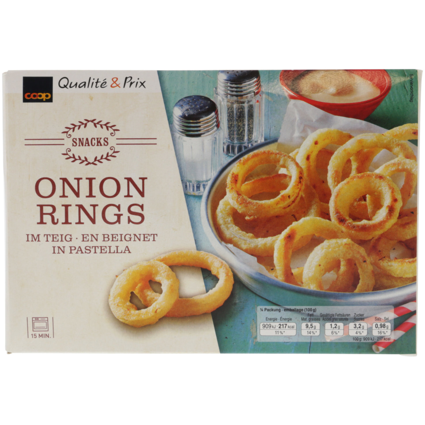 Onion Rings im Teig