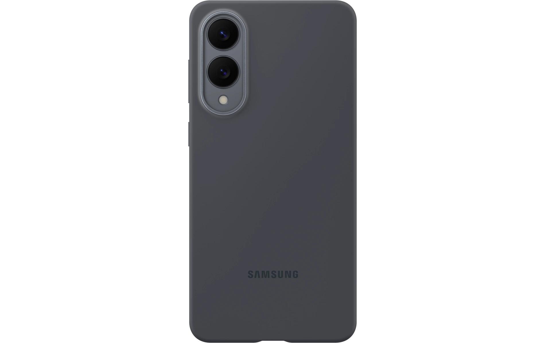 Back Cover Silicone Galaxy S25 Edge SchwarzModerne Handyhülle aus ultradünnem und griffigem Silikon für das Samsung Galaxy S25 Edge