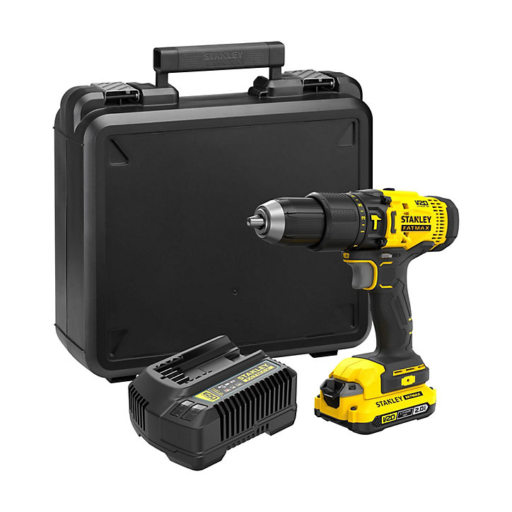 Perceuse à percussion sans fil Stanley Fatmax SFMCD711D22-QW Gamme V20 18V - 2x2Ah