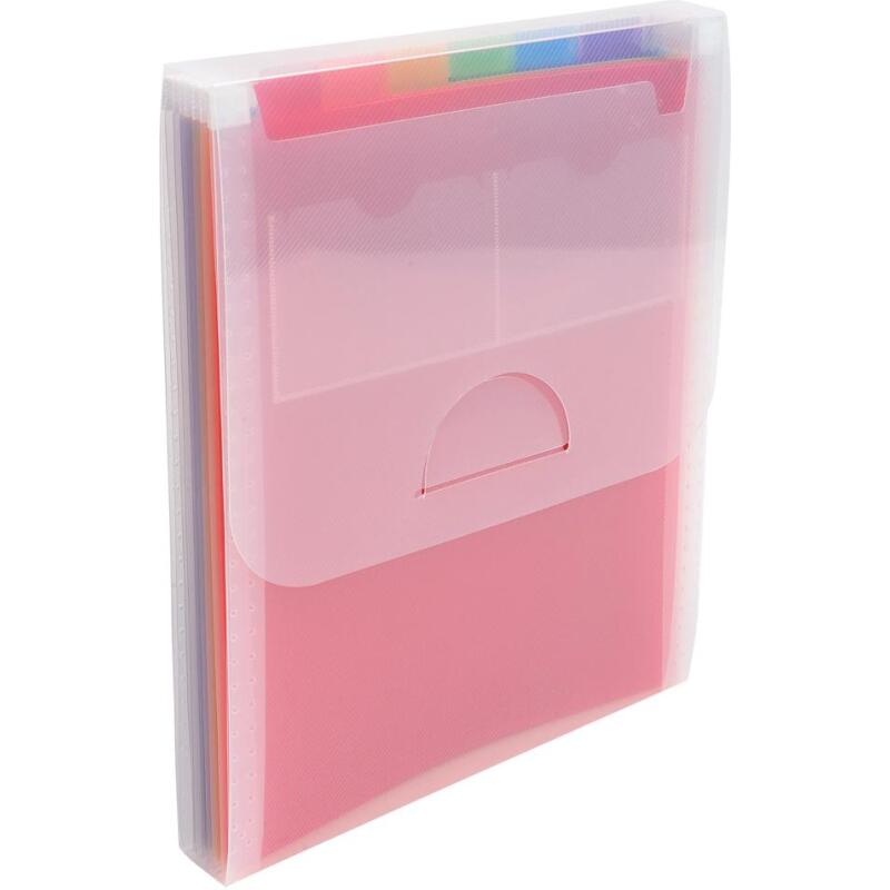 Trieur valisette vertical 6 compartiments Crystal - A4 - Cristal