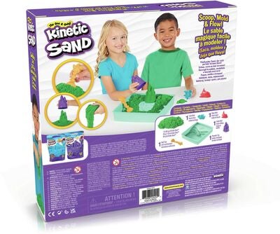 Kinetic Sand Lekesett Sandkasse Grønn